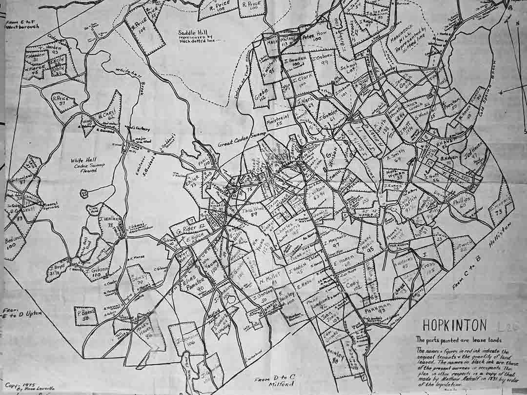 Map of Original Hopkins Lease lands 
