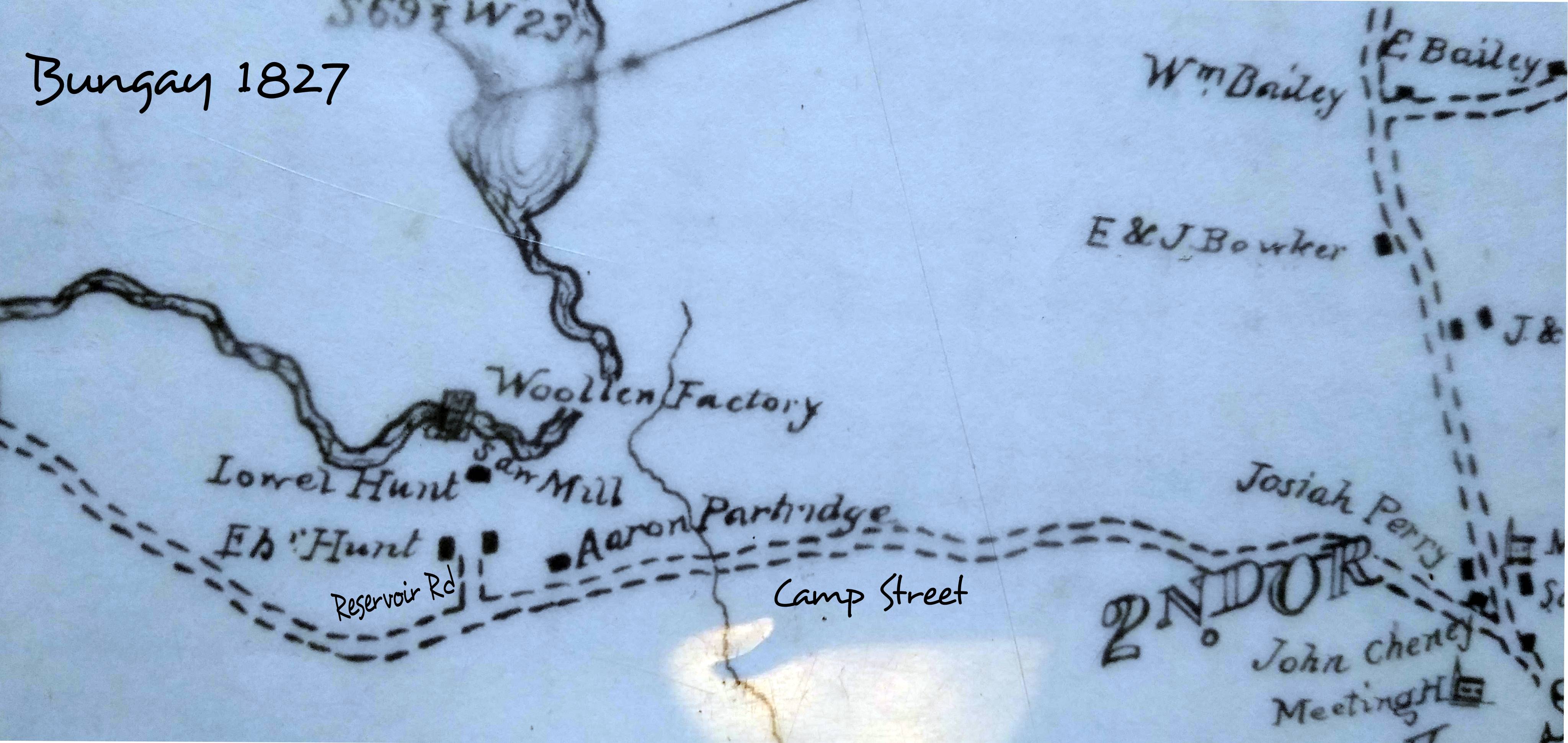 Map of Bungay area 1827