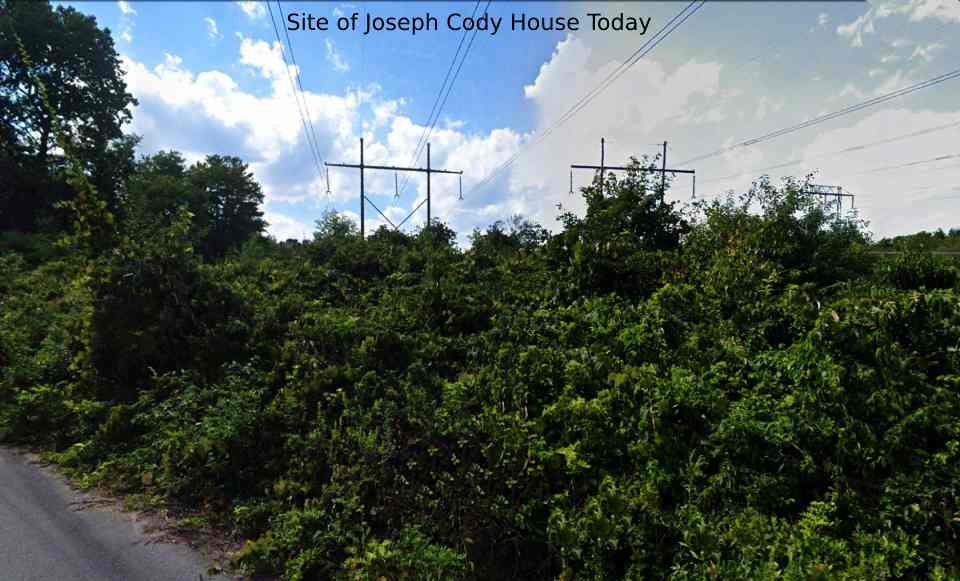 Site of Cody House Bungay - Milford Massachusetts